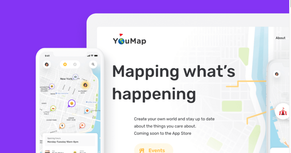 mobile application that function as a social mapping network